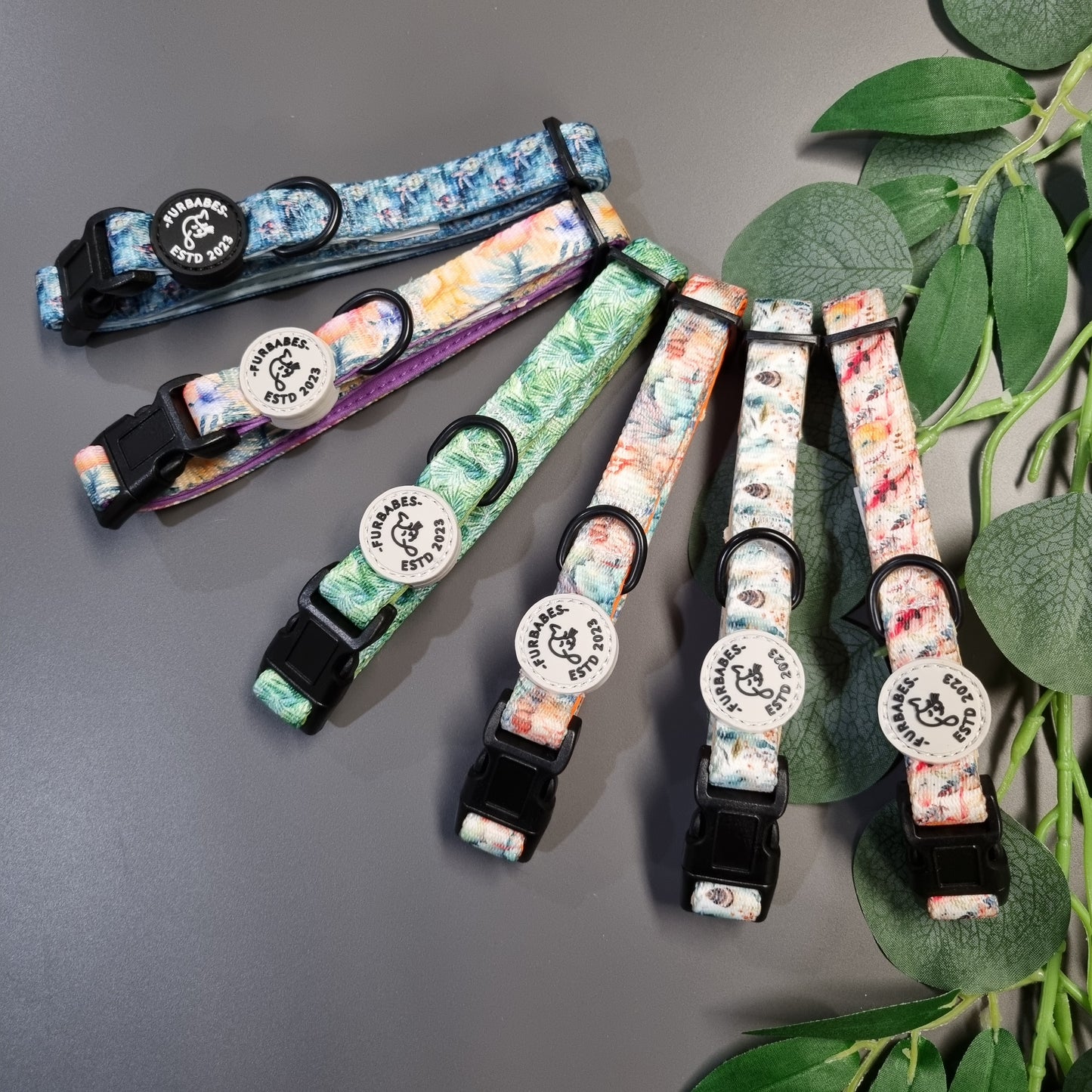 Adjustable Neoprene Dog Collar - BAYSIDE BOHO BEIGE