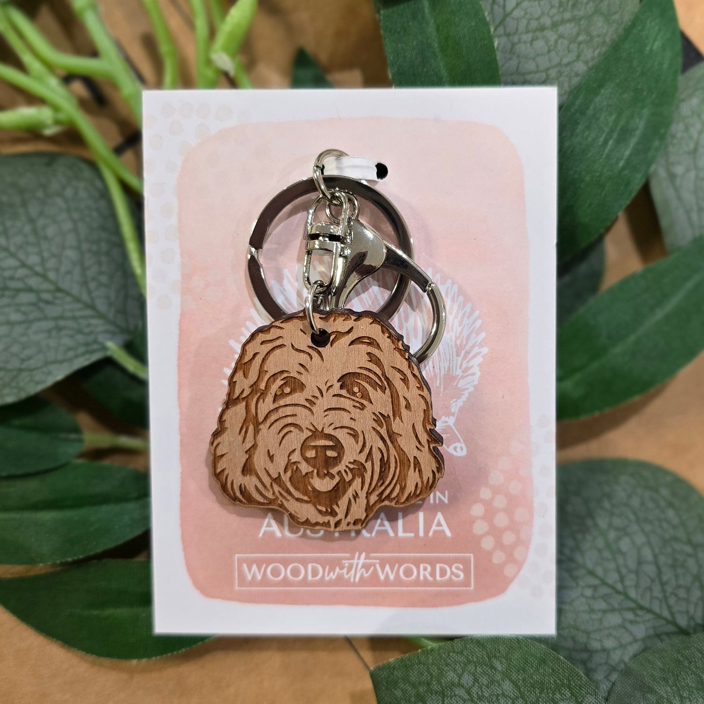 Keychain Keyring - LABRADOODLE