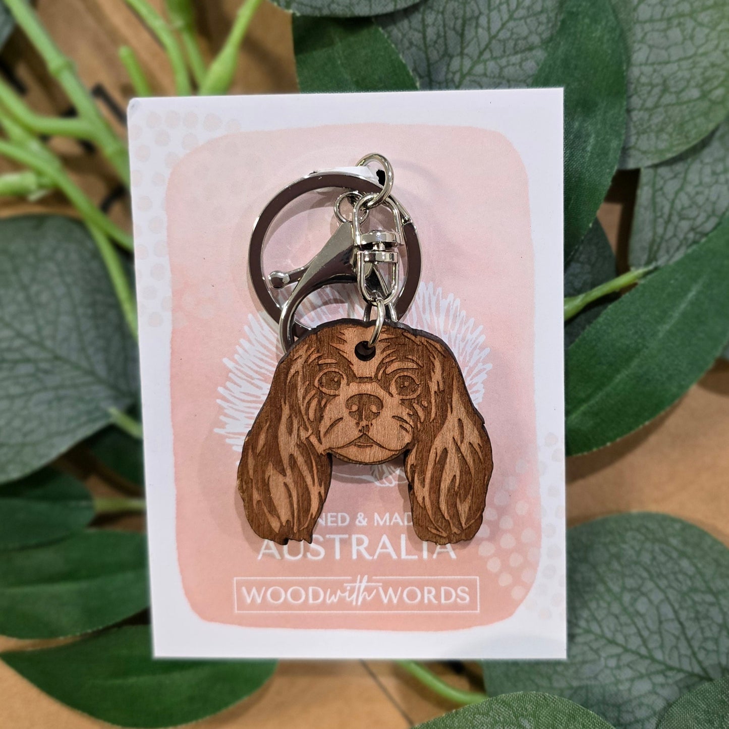 Keychain Keyring - CAVALIER KING CHARLES SPANIEL