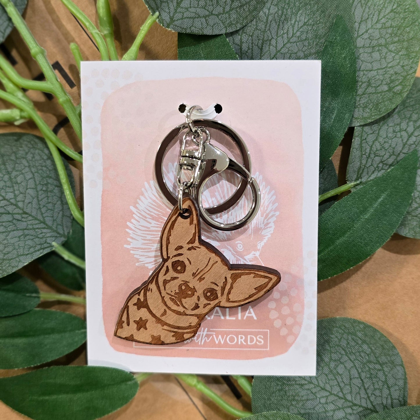 Keychain Keyring - CHIHUAHUA