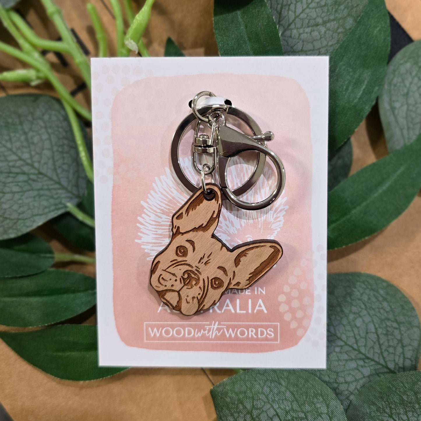 Keychain Keyring - FRENCH BULLDOG