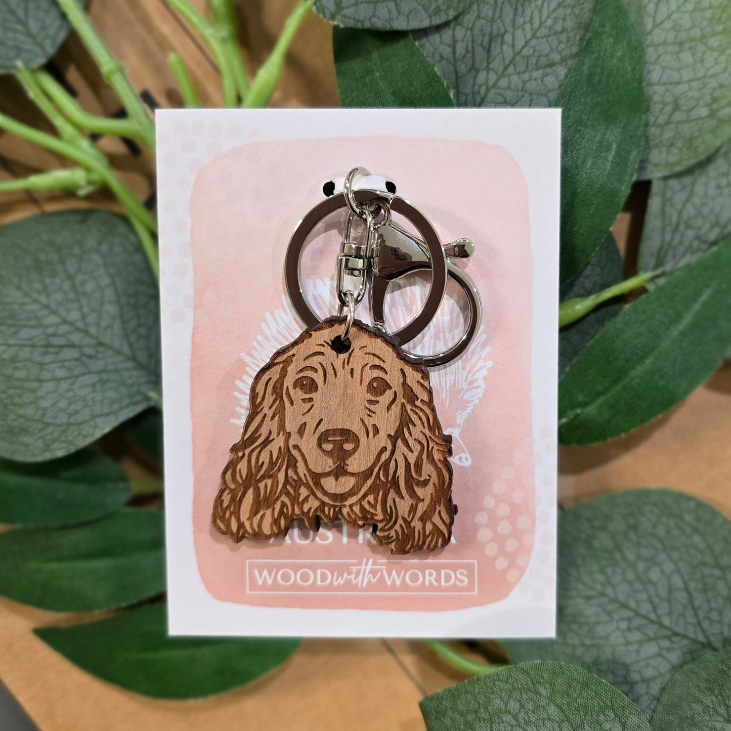 Keychain Keyring - COCKER SPANIEL