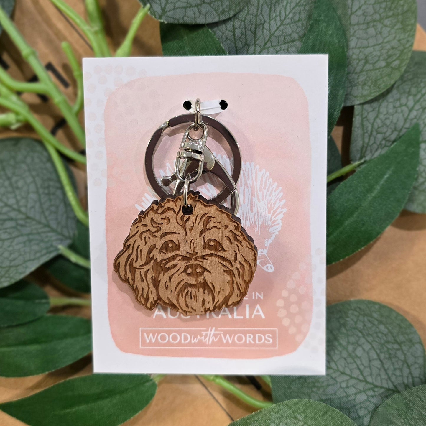 Keychain Keyring - CAVOODLE POODLE