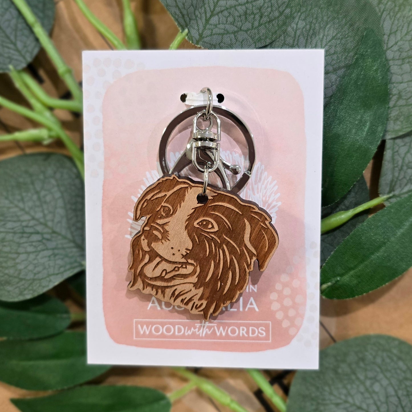 Keychain Keyring - BORDER COLLIE