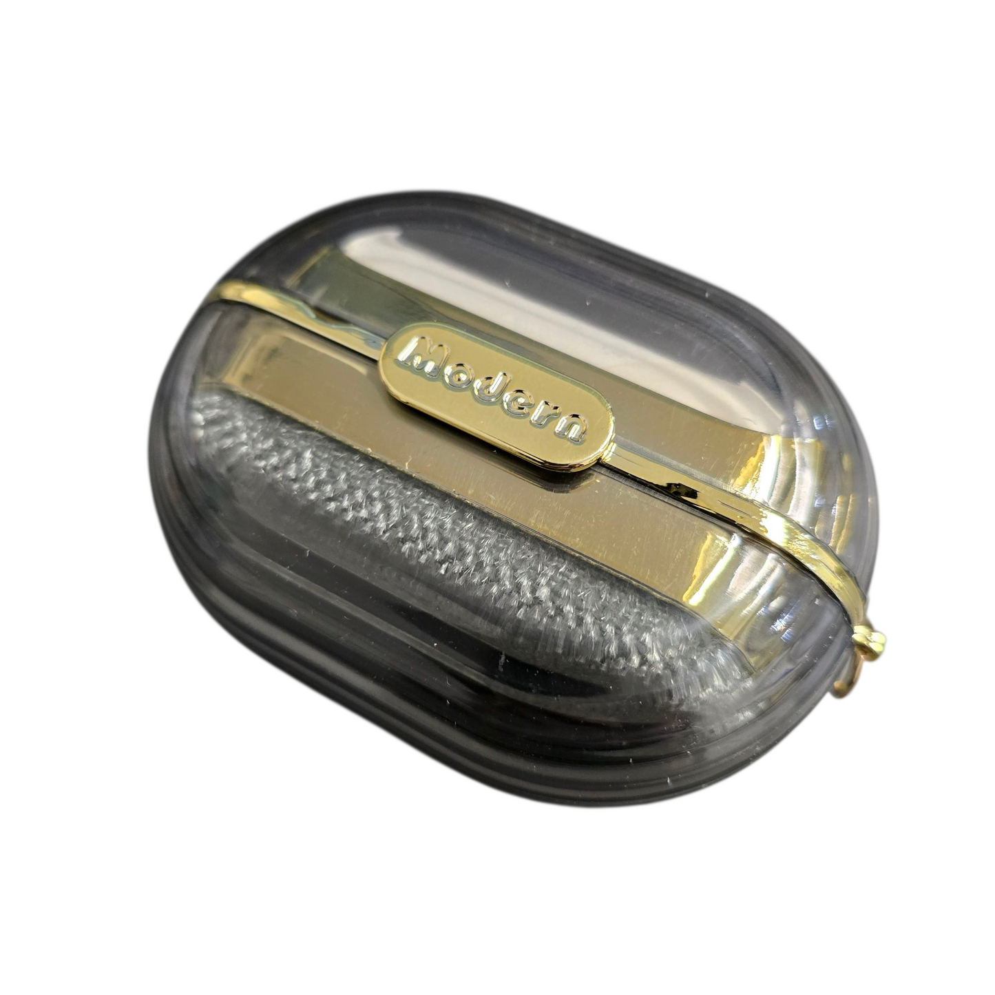 Portable, compact, handheld Mini Lint Remover Brush with sticky roller to remove pet hair