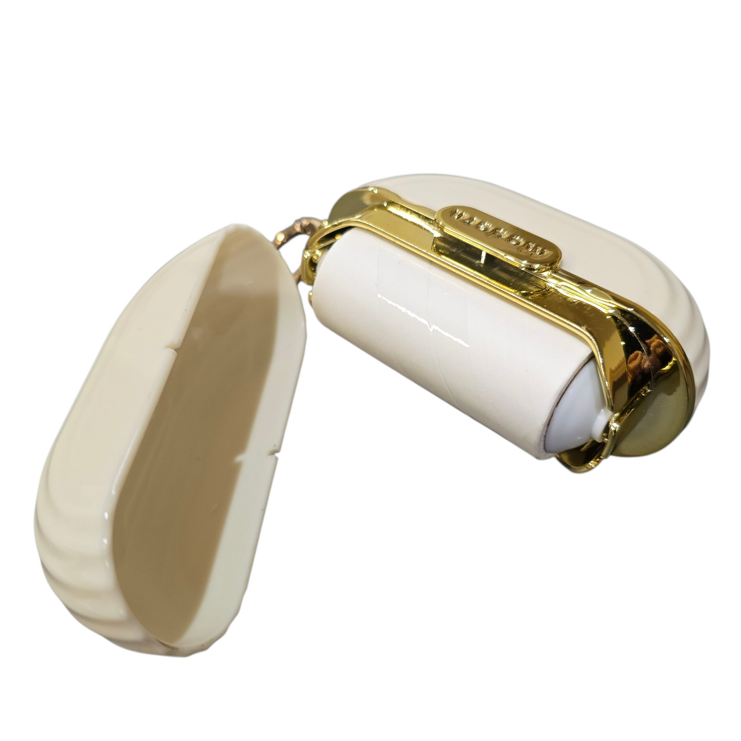 Portable, compact, handheld Mini Depilling Brush with Sticky Roller to remove pet hair